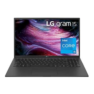 LG Gram 15Z90P – 15.6″ Full HD IPS (1920×1080) Ultra-Lightweight Laptop, with 11th Gen Intel Core i5-1135G7 CPU, 8GB RAM, 512GB SSD, Up to 21 Hour Battery, Thunderbolt 4, Black – 2021