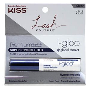 Kiss I-Gloo Strip Lash Adhesive Clear (3 Pack)