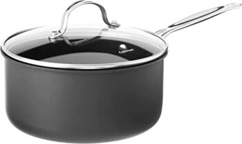 Cuisinart 6193-20 Chef’s Classic Non-Stick 3-Quart Nonstick-Hard-Anodized, Saucepan w/Cover | The Storepaperoomates Retail Market - Fast Affordable Shopping