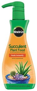 Miracle-Gro Succulent Plant Food, 8 oz., For Succulents including Cacti, Jade, And Aloe, 6 Pack