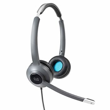Cisco Headset 522, Wired Dual On-Ear 3.5mm Headset with USB-A Adapter, Charcoal, 2-Year Limited Liability Warranty (CP-HS-W-522-USB=) | The Storepaperoomates Retail Market - Fast Affordable Shopping