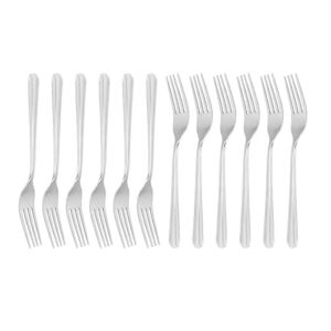 Dominion Heavy Weight Dinner Fork Set, 18-0 Stainless Steel 12-Piece, 7 Inches Table Forks