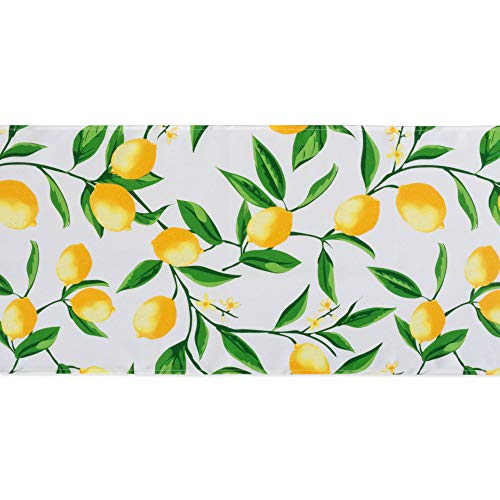 DII Lemon Bliss Outdoor Tabletop, Collection Stain Resistant & Waterproof, Table Runner, Table Runner, 14×72 | The Storepaperoomates Retail Market - Fast Affordable Shopping