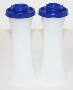 Tupperware Large Hourglass Salt and Pepper Shakers, Tokyo Blue