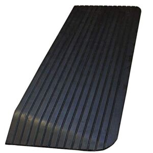 RK Safety RK-RTR03 2″ Rise Solid Rubber Power Wheelchair Scooter Threshold Ramp (1 Pc)
