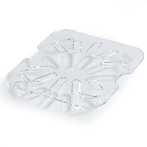 CFS Plastic Drain Shelf for 1/6 Size Food Pan Clear | The Storepaperoomates Retail Market - Fast Affordable Shopping
