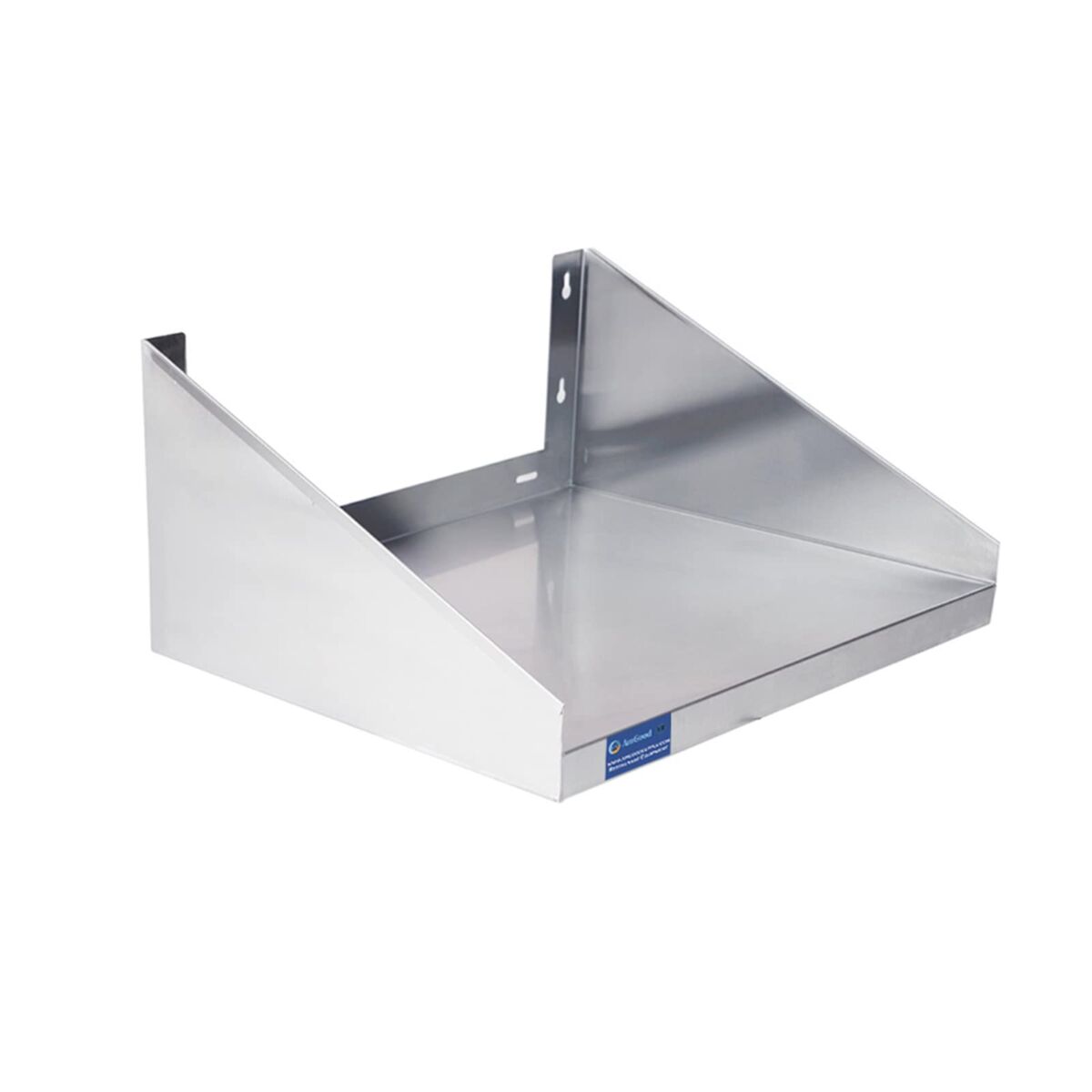 Stainless Steel Microwave Shelf | Appliance Shelf | Heavy Duty | Commercial Grade | Wall Mount | NSF Certified | Silver (24″ Length x 24″ Width) | The Storepaperoomates Retail Market - Fast Affordable Shopping