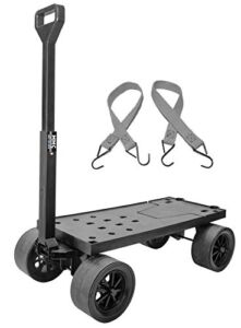 Mighty Max Cart | Collapsible Platform Hand Truck & Moving Dolly, Black – 250 lb Capacity (Flatbed Only)