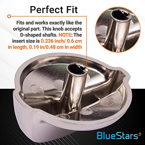 Heavy Duty WB03T10325 Range Metal Knob Replacement Part by BlueStars – Exact Fit for General Electric Ranges – Replaces 2691864 AP5690210 PS3510510 – Pack of 2 | The Storepaperoomates Retail Market - Fast Affordable Shopping