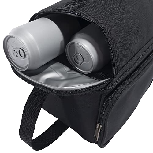 Carhartt Deluxe Dual Compartment Insulated Lunch Cooler Bag, Black | The Storepaperoomates Retail Market - Fast Affordable Shopping