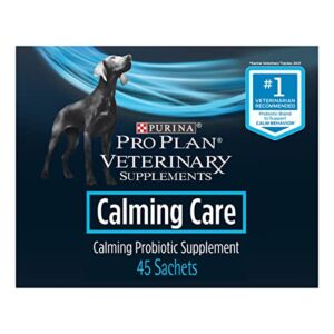 Purina Pro Plan Veterinary Supplements Calming Care Canine Formula Dog Supplements – 45 Ct Box