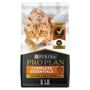 Purina Pro Plan Grain Free, High Protein, Natural Dry Cat Food, Chicken & Egg Formula – 6 lb. Bag (Packaging May Vary)