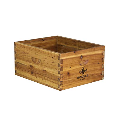 Hoover Hives 10 Frame Langstroth Deep Brood Box Dipped in 100% Beeswax Includes Wooden Frames & Waxed Foundations (Assembled) | The Storepaperoomates Retail Market - Fast Affordable Shopping