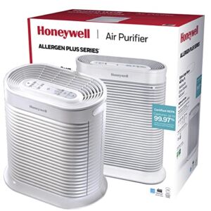 Honeywell HPA304 HEPA Air Purifier for Extra Large Rooms – Microscopic Airborne Allergen+ Reducer, Cleans Up To 2250 Sq Ft in 1 Hour – Wildfire/Smoke, Pollen, Pet Dander, and Dust Air Purifier – White