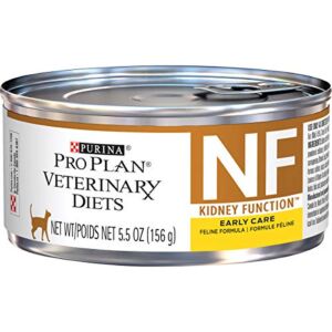 Purina Pro Plan Veterinary Diets NF Kidney Function Early Care Feline Formula Adult Wet Cat Food – (24) 5.5 oz. Cans