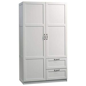 Sauder Large Storage Cabinet, Soft White Finish