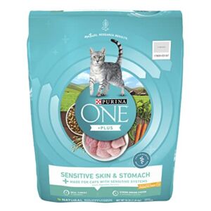 Purina ONE Sensitive Skin & Stomach With Real Turkey, Natural Adult Dry Cat Food