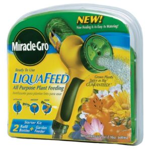 Miracle Gro 100411 Liquafeed 2 Refill Bottles + Garden Feeder
