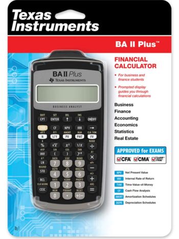 Texas Instruments BA II Plus Financial Calculator, Black | The Storepaperoomates Retail Market - Fast Affordable Shopping