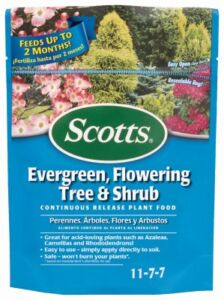 Continuous Release Evergreen Flowering Tree & Shrub 11-7-7 Formula, 3-Lb.