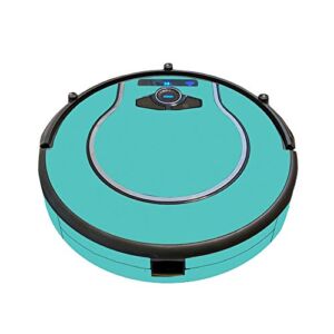 MightySkins Skin Compatible with Shark Ion Robot 750 Vacuum Minimal Coverage – Solid Turquoise | Protective, Durable, and Unique Vinyl wrap Cover | Easy to Apply, Remove | Made in The USA