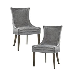 MADISON PARK SIGNATURE Ultra Dining Side Chair (Set of 2) Dark Gray