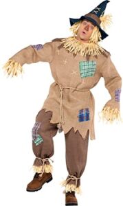 Adult Scarecrow Costume Kit – Standard Size, Multicolor – 1 Set