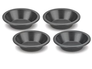 Cuisinart 4 Piece Round Dish Set, Mini, Steel Gray