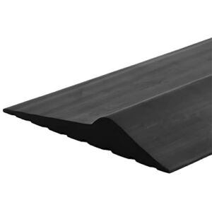 10Ft Weatherproof Universal Garage Door Bottom Threshold Seal Strip DIY Weather Stripping Replacement，Not Include Sealant/Adhesive (Black)
