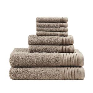 MADISON PARK SIGNATURE Mirage Solid 100% Cotton 8 Piece Towel Set