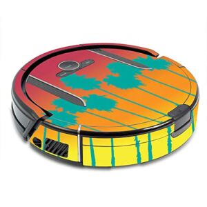 MightySkins Skin Compatible with Shark Ion Robot R85 Vacuum – Sherbet Palms | Protective, Durable, and Unique Vinyl Decal wrap Cover | Easy to Apply, Remove, and Change Styles | Made in The USA