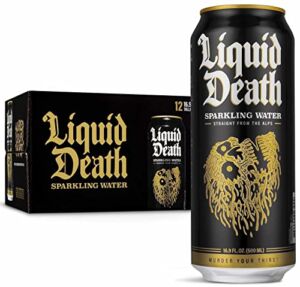Liquid Death Sparkling Water, 16.9 oz. Tallboys (12-Pack)