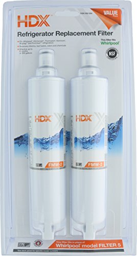 HDX FMW-2 Replacement Water Filter / Purifier for Whirlpool Refrigerators (2 Pack) | The Storepaperoomates Retail Market - Fast Affordable Shopping