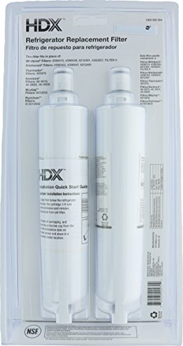 HDX FMW-2 Replacement Water Filter / Purifier for Whirlpool Refrigerators (2 Pack) | The Storepaperoomates Retail Market - Fast Affordable Shopping