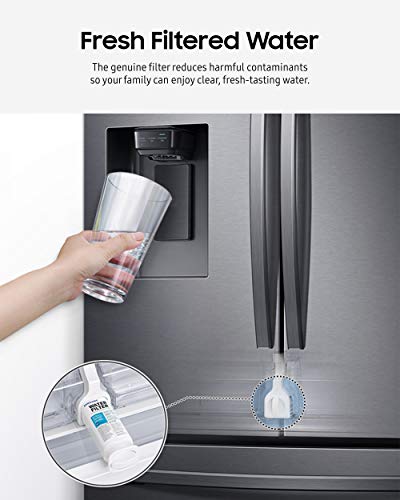 SAMSUNG Genuine Filter for Refrigerator Water and Ice, Carbon Block Filtration for Clean, Clear Drinking Water, 6-Month Life, HAF-CIN/EXP, 1 Pack | The Storepaperoomates Retail Market - Fast Affordable Shopping