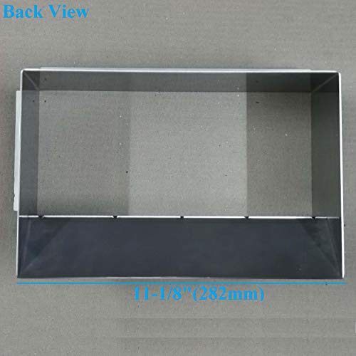 304 Stainless Steel Wall Mount Rectangle Open Rubbish Garbage Waste Trash Chute | The Storepaperoomates Retail Market - Fast Affordable Shopping