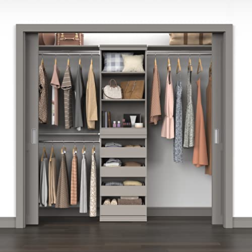 ClosetMaid 4610 Modular Storage Shelf and Hang Rod Kit, Taupe | The Storepaperoomates Retail Market - Fast Affordable Shopping