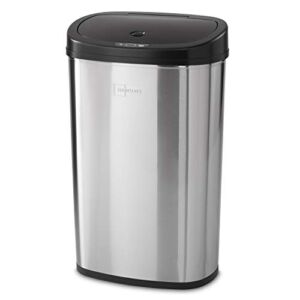 Mainstay MS-50-22 Motion Sensor Trash Can, 13.2 Gallon, Stainless Steel