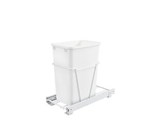 Rev-A-Shelf 35 Qrt Pull-Out Waste Container, Standard, White