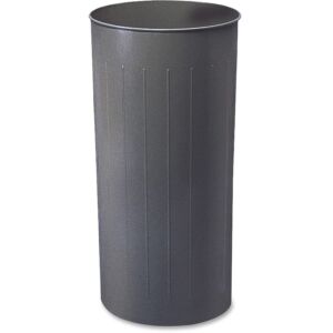 Safco Products 9610CH Round Wastebasket, 80-Quart, (Qty. 3), Charcoal