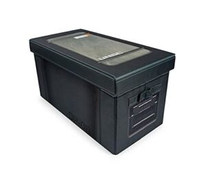 Ukonic Halo UNSC Footlocker Foldable Storage Chest | Fabric Basket Container, Cube Organizer with Handles | Collapsible Black Cubby Cube, Closet Organizer | 24 x 12 Inches