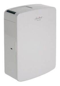 Janibell MPV10A ABS 2-Gallon Touchless and Hygienic Sanitary Napkin Disposal System, Rectangular, 5-1/2″ Width x 11-1/4″ Depth x 16-1/2″ Height, Gray