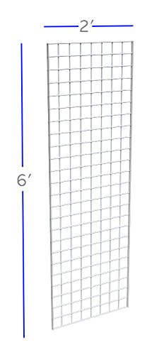 24″ x 72″ Commercial Grade Gridwall Panels, Set of 2 – White | The Storepaperoomates Retail Market - Fast Affordable Shopping