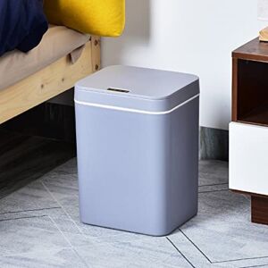 Xuanmo Automatic Sensing Trash Can, Smart Waterproof Non-Contact Motion Sensor Dustbin 16 Liters Waste Bin with Lid, Suitable for Kitchen, Living Room, Bathroom, Office, Bedroom (Color : Pink)