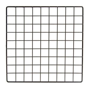 Econoco Commercial Epoxy Coated Grid Cubbies, 14″ Length x 14″ Width, Black (Pack of 48)