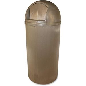 Impact Products 21-gal Bullet in/Outdr Waste Receptacle, Beige
