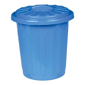 Blue Plastic Trashcan Container – 6 1/2″ x 5 1/2″, 1 Pc