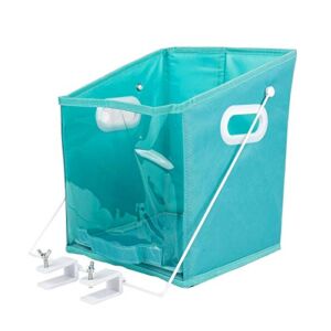 BAIHUAXIN Closet Caddy – Pull Down Foldable Storage Bin,Foldable Organizers with Transparent Window for Bedroom Bathroom Clothing Storage Organizer