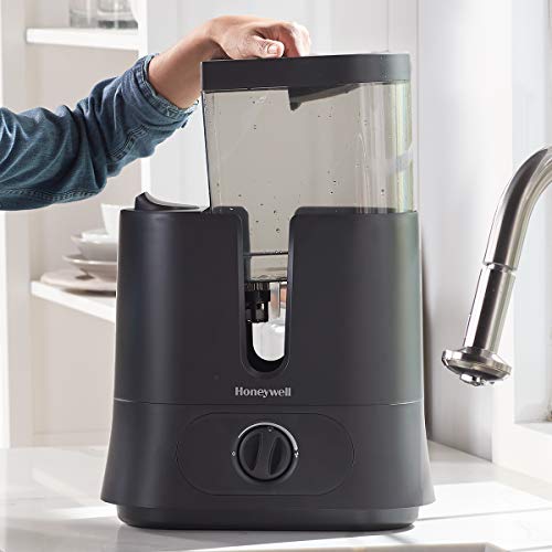 Honeywell Top Fill Cool Mist Humidifier Black Ultra Quiet with Auto Shut-Off, Variable Settings, Removeable Tank & Rotating Mist Nozzle for Medium to Large Rooms, Bedroom, Baby Room | The Storepaperoomates Retail Market - Fast Affordable Shopping