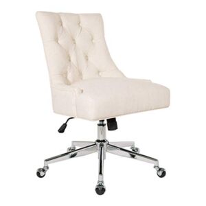 OSP Home Furnishings Amelia Office Chair, Linen